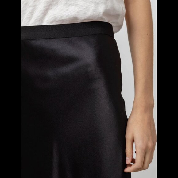 RAILS Berlin Midi Skirt Black Size M $188 - Picture 3 of 9